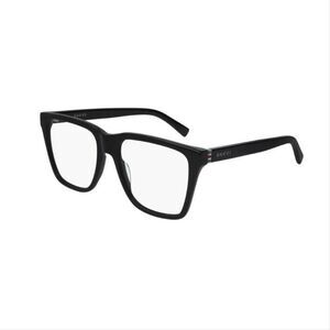 Gucci Men's Square Eyeglasses Black Frame with Demo Lens GG0452O 001